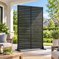 Classic Louvered Outdoor Privacy Screen