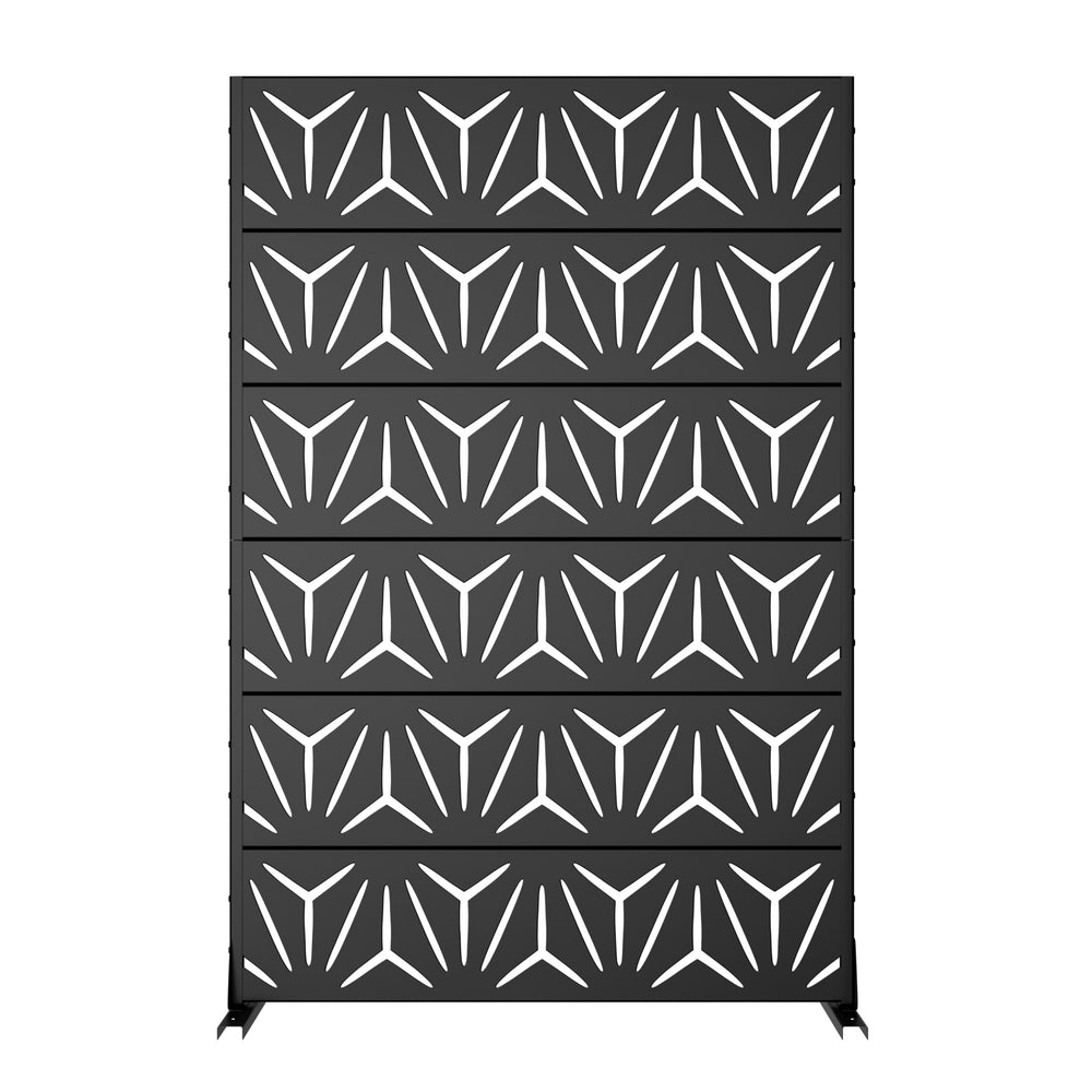 Star Pattern Metal Privacy Screen