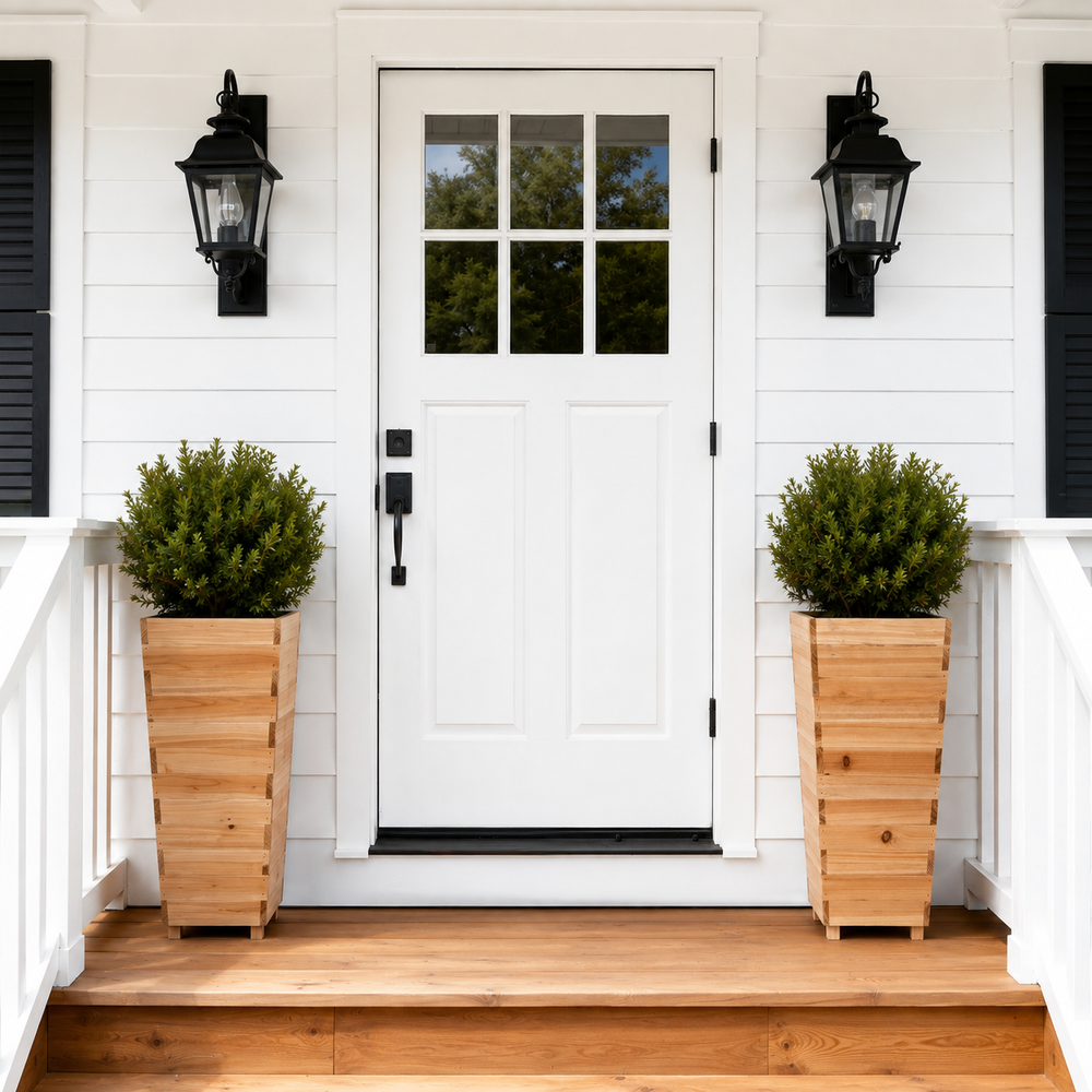 Rectangular Wood Planter