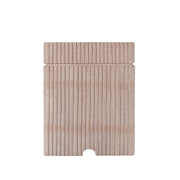 Natural Travertine Propane Tank Cover Side Table front view