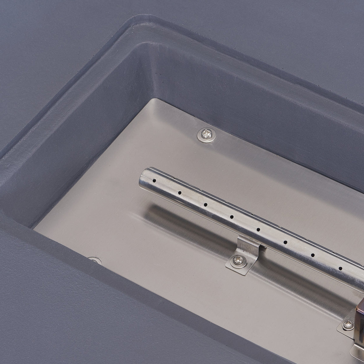 Gray MGO fire pit control detail