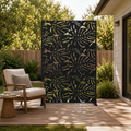 Monstera Leaf Metal Privacy Screen